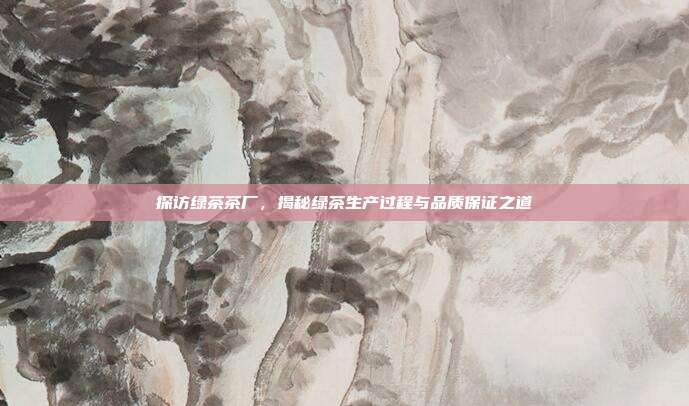 探访绿茶茶厂，揭秘绿茶生产过程与品质保证之道