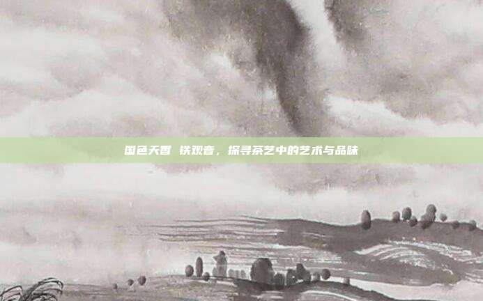 国色天香 铁观音，探寻茶艺中的艺术与品味