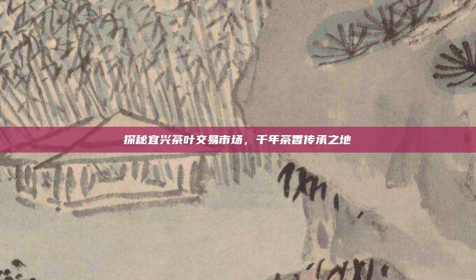 探秘宜兴茶叶交易市场，千年茶香传承之地