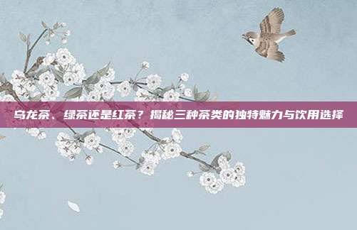乌龙茶、绿茶还是红茶？揭秘三种茶类的独特魅力与饮用选择