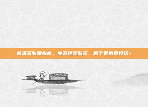 普洱茶收藏指南，生茶还是熟茶，哪个更值得投资？