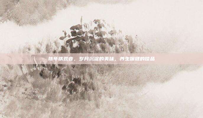 陈年铁观音，岁月沉淀的美味，养生保健的佳品