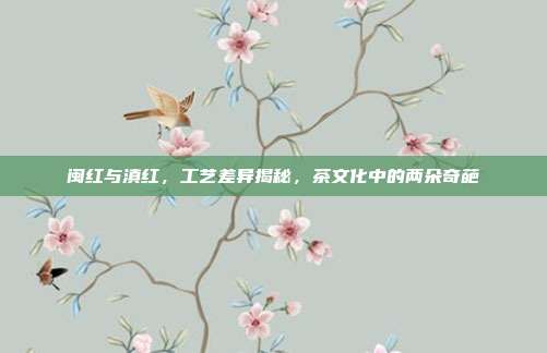 闽红与滇红，工艺差异揭秘，茶文化中的两朵奇葩