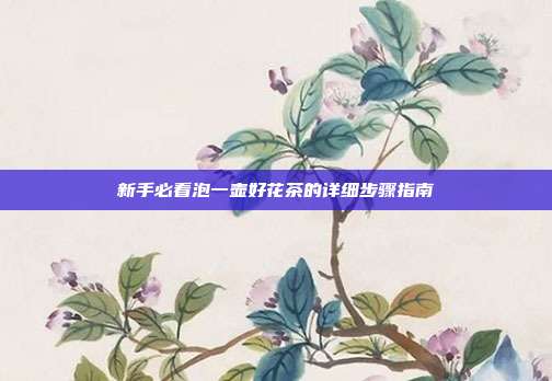 新手必看泡一壶好花茶的详细步骤指南