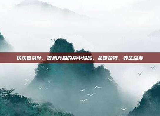 铁观音茶叶，香飘万里的茶中珍品，品味独特，养生益寿