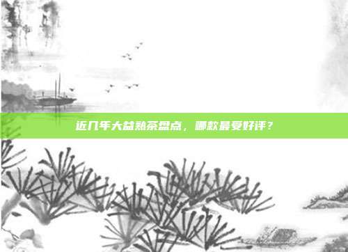 近几年大益熟茶盘点，哪款最受好评？