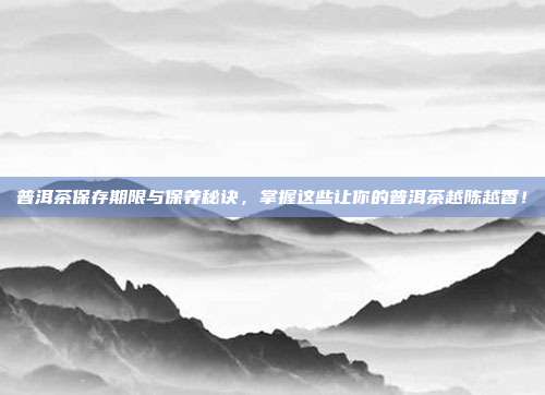 普洱茶保存期限与保养秘诀，掌握这些让你的普洱茶越陈越香！