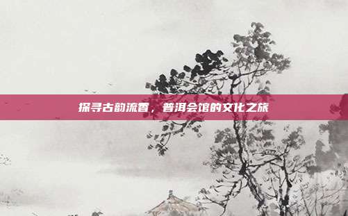 探寻古韵流香，普洱会馆的文化之旅