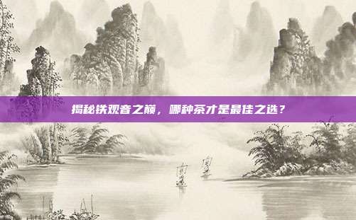 揭秘铁观音之巅，哪种茶才是最佳之选？