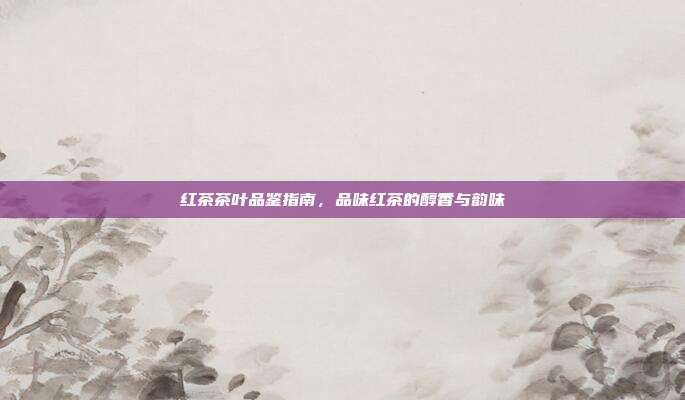 红茶茶叶品鉴指南，品味红茶的醇香与韵味