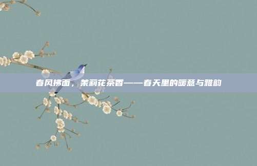 春风拂面，茉莉花茶香——春天里的暖意与雅韵