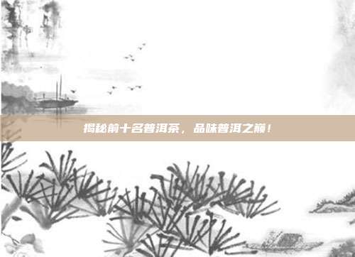 揭秘前十名普洱茶，品味普洱之巅！