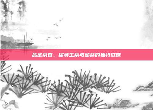 品鉴茶香，探寻生茶与熟茶的独特滋味