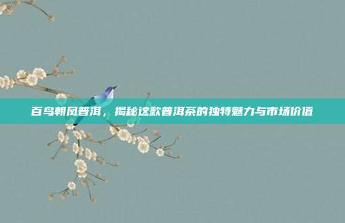 百鸟朝凤普洱，揭秘这款普洱茶的独特魅力与市场价值