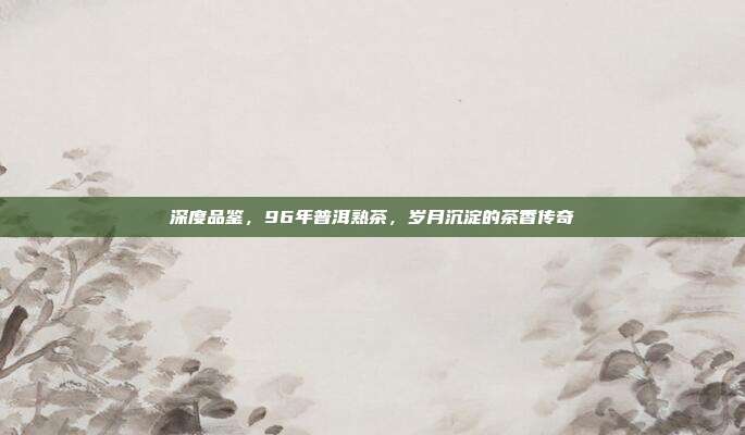 深度品鉴，96年普洱熟茶，岁月沉淀的茶香传奇