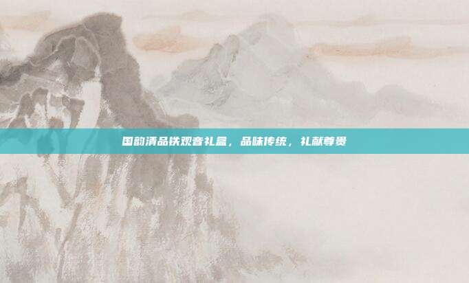 国韵清品铁观音礼盒，品味传统，礼献尊贵