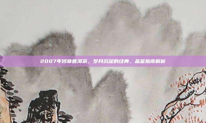 2007年班章普洱茶，岁月沉淀的经典，品鉴指南解析
