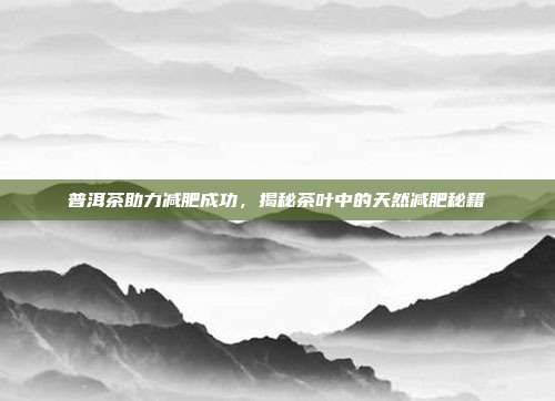 普洱茶助力减肥成功，揭秘茶叶中的天然减肥秘籍