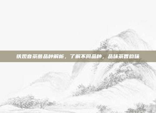 铁观音茶苗品种解析，了解不同品种，品味茶香韵味