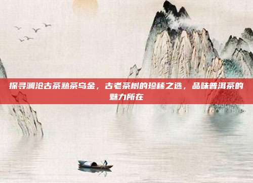 探寻澜沧古茶熟茶乌金，古老茶树的珍稀之选，品味普洱茶的魅力所在