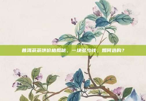 普洱茶茶饼价格揭秘，一块多少钱，如何选购？