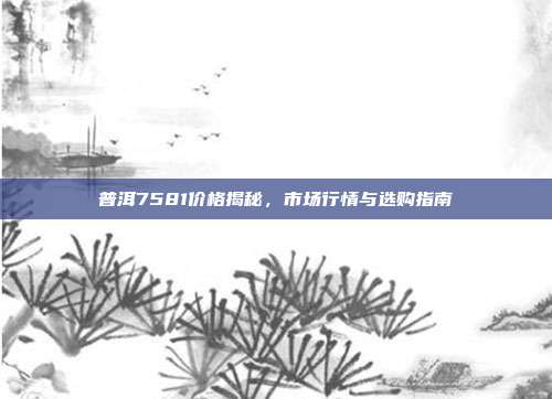 普洱7581价格揭秘，市场行情与选购指南