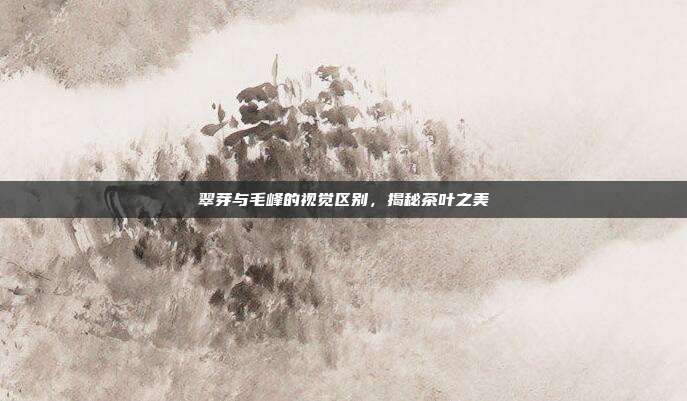 翠芽与毛峰的视觉区别，揭秘茶叶之美