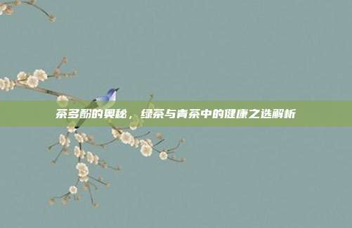 茶多酚的奥秘，绿茶与青茶中的健康之选解析