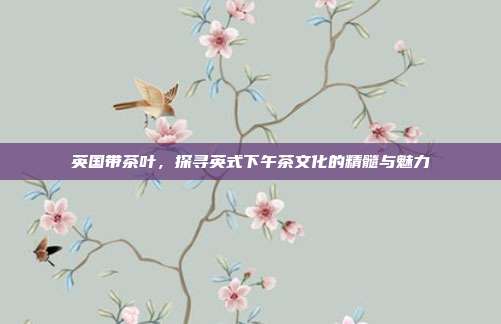 英国带茶叶，探寻英式下午茶文化的精髓与魅力