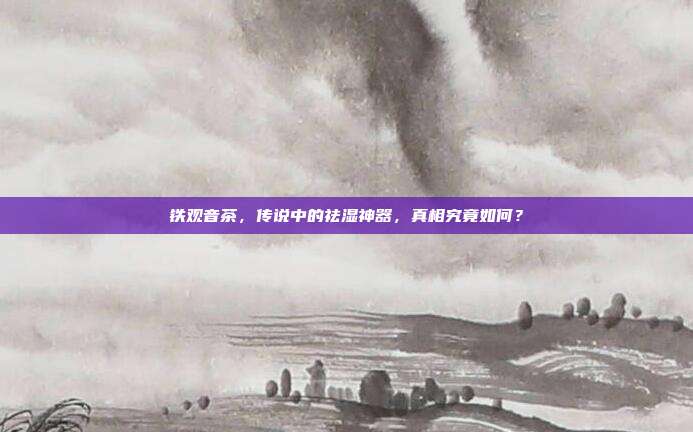 铁观音茶，传说中的祛湿神器，真相究竟如何？