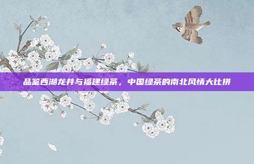 品鉴西湖龙井与福建绿茶，中国绿茶的南北风情大比拼