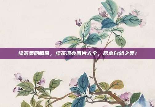 绿茶美丽瞬间，绿茶漂亮图片大全，尽享自然之美！