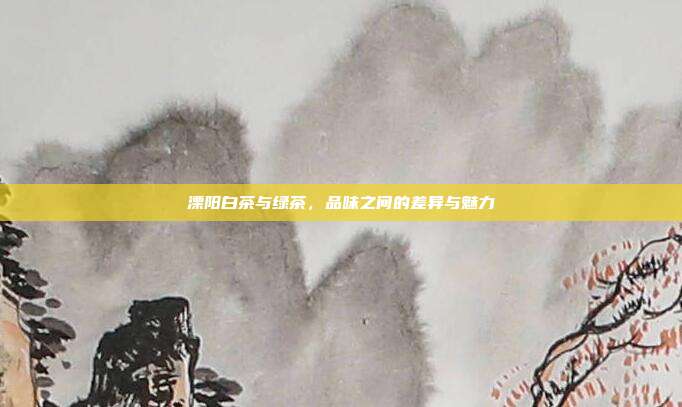 溧阳白茶与绿茶，品味之间的差异与魅力