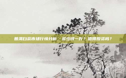 普洱白茶市场行情分析，多少钱一斤？值得投资吗？