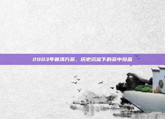 2003年普洱方茶，历史沉淀下的茶中珍品