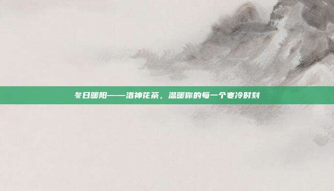冬日暖阳——洛神花茶，温暖你的每一个寒冷时刻