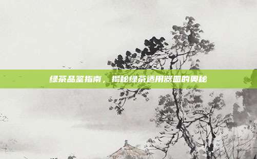 绿茶品鉴指南，揭秘绿茶适用器皿的奥秘