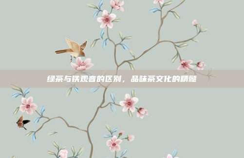 绿茶与铁观音的区别，品味茶文化的精髓