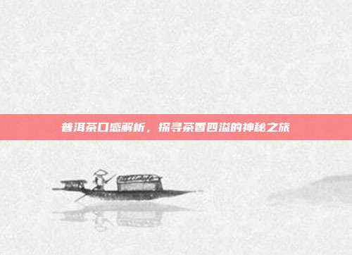 普洱茶口感解析，探寻茶香四溢的神秘之旅