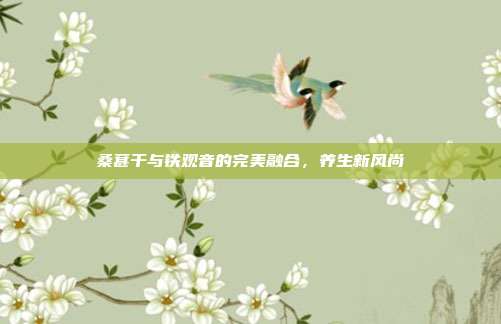 桑葚干与铁观音的完美融合，养生新风尚