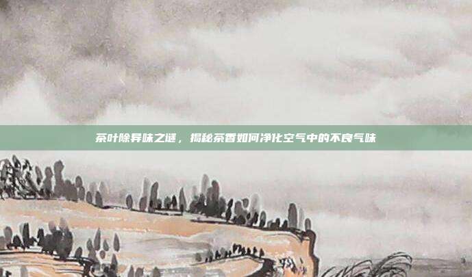 茶叶除异味之谜，揭秘茶香如何净化空气中的不良气味