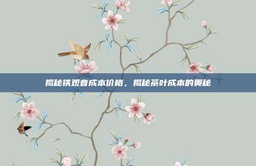 揭秘铁观音成本价格，揭秘茶叶成本的奥秘