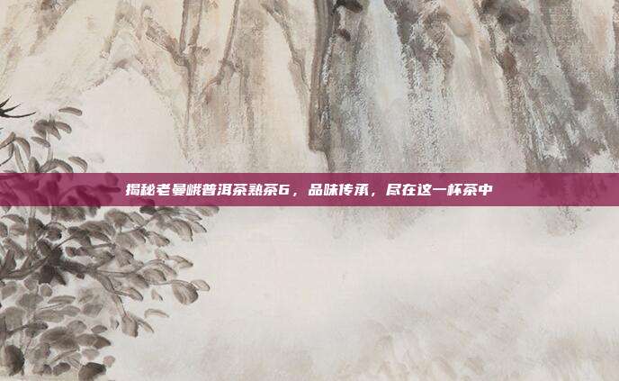 揭秘老曼峨普洱茶熟茶6，品味传承，尽在这一杯茶中